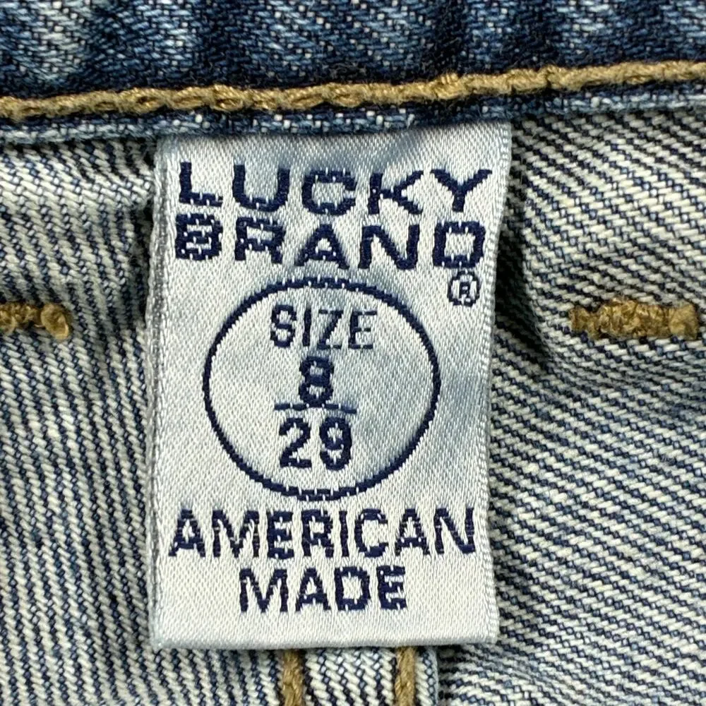 Vintage Lucky Brand Dungarees Womens 8/29 Relaxed Fit American Made Montesano
